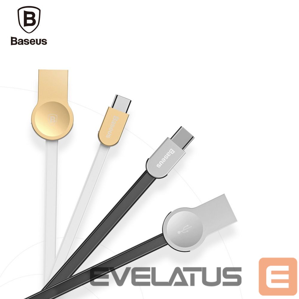 Kaabel Baseus - Keyble Cable (Zinc Alloy) For Type-C CATKB-02 White
