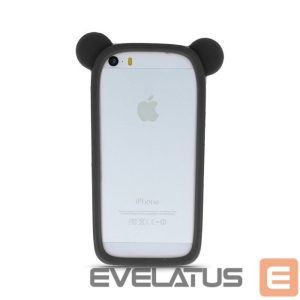 Case universaalne kaitseümbris GreenGo Universal bumper L (10cm) Ears Black