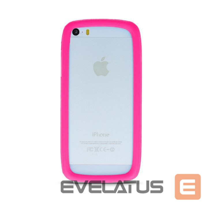 Case universaalne kaitseümbris GreenGo Universal bumper L (10cm) Ring Pink