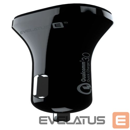 Autolaadijad Evelatus - Evelatus Quick Car Charger QCC02 Black
