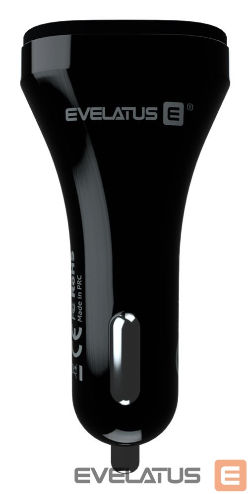 Autolaadijad Evelatus - Evelatus Quick Car Charger QCC02 Black