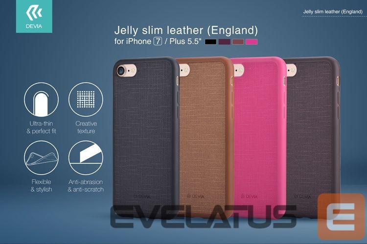 Tagakaaned Devia Apple iPhone 7/8/SE2020/SE2022 Jelly Slim Case Wine Red