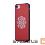 Tagakaaned Devia Apple iPhone 7/8 Flower Embroidery Case Red