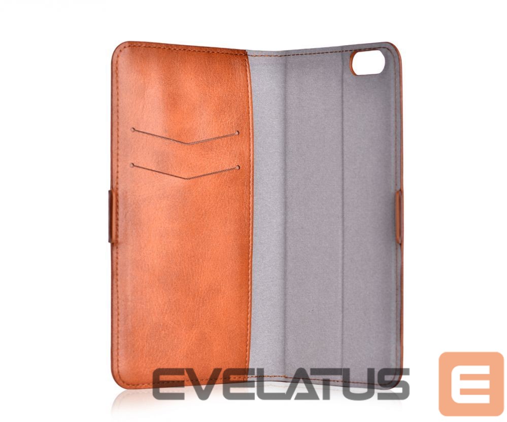 Kaaned - kaaned Devia Apple iPhone X Magic 2 in 1 case Brown