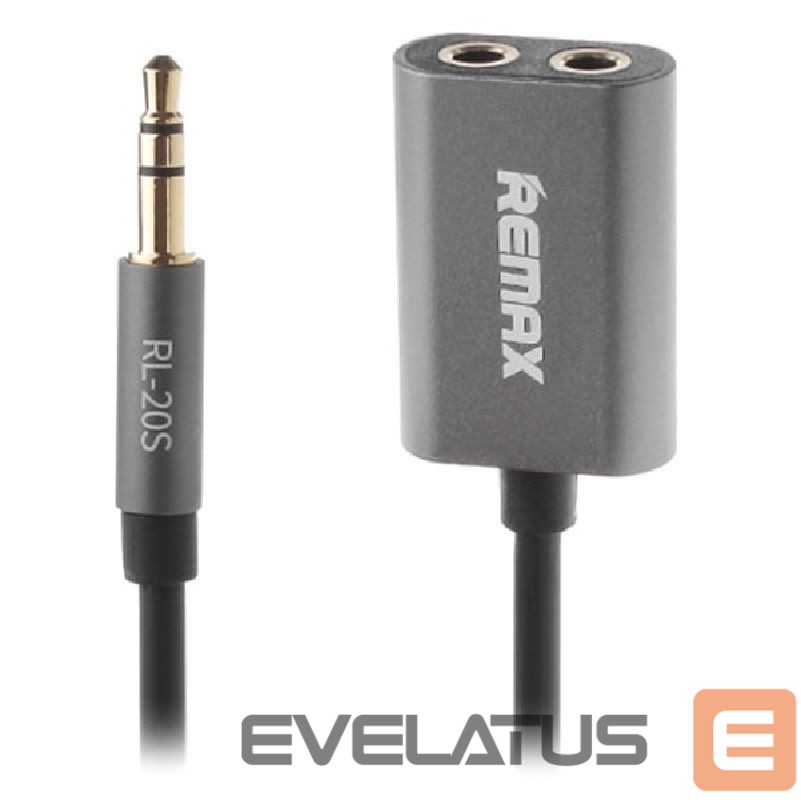 Helikaabel Remax Qulmax 3.5mm Share Jack Cable RL-20S Grey