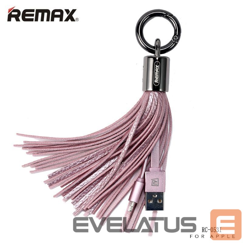 Kaabel Remax Tassels Ring Data Cable for Lightning Pink