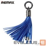 Kaabel Remax Universal Tassels Ring  Data Cable for Lightning Blue