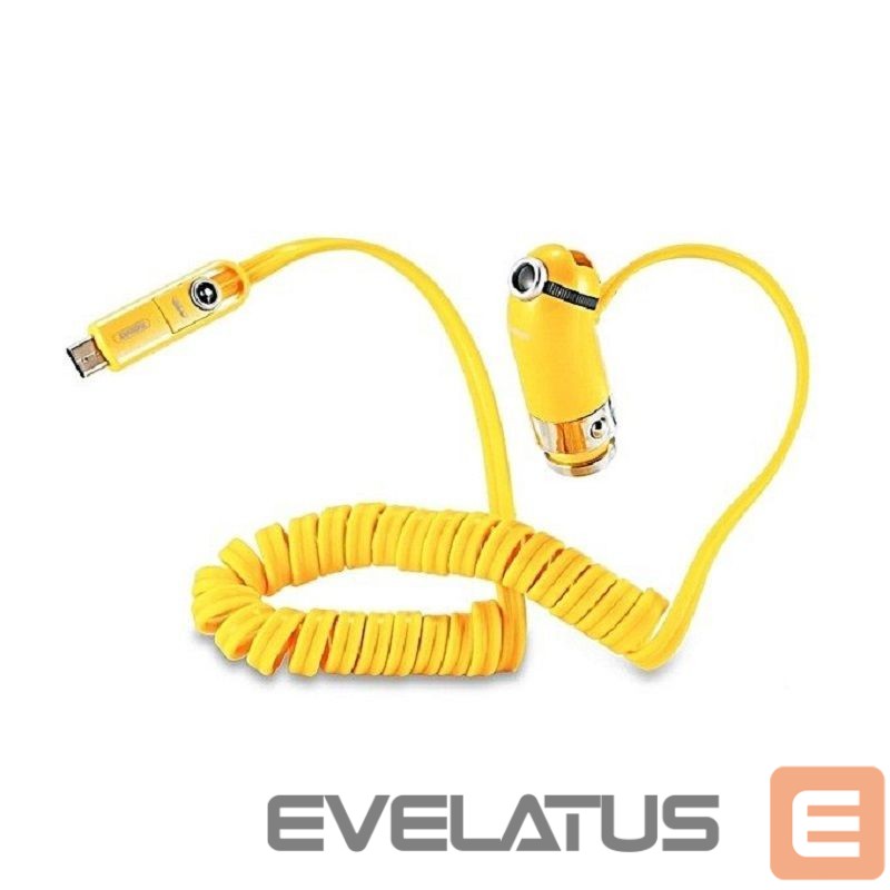 Autolaadijad Remax Cutie Car Charger Yellow
