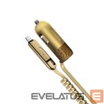 Autolaadijad Remax Universal Finchy RCC103 Car Charger Gold