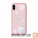 Tagakaaned Devia Apple iPhone X Flower Embroidery Case Lanya Black