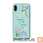 Tagakaaned Devia Apple iPhone X Flower Embroidery Case lanzh