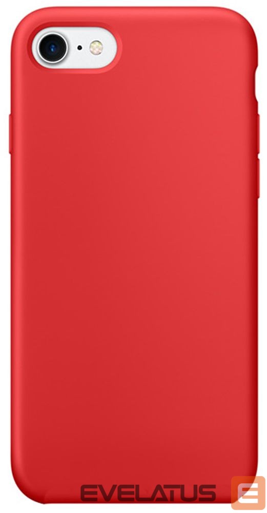 Tagakaaned Evelatus Apple iPhone 8 Plus/7 Plus Nano Silicone Case Soft Touch TPU Red