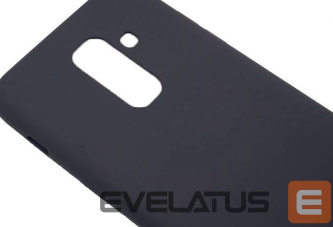 Tagakaaned Evelatus Samsung Galaxy A6 Plus 2018 Nano Silicone Case Soft Touch TPU Black