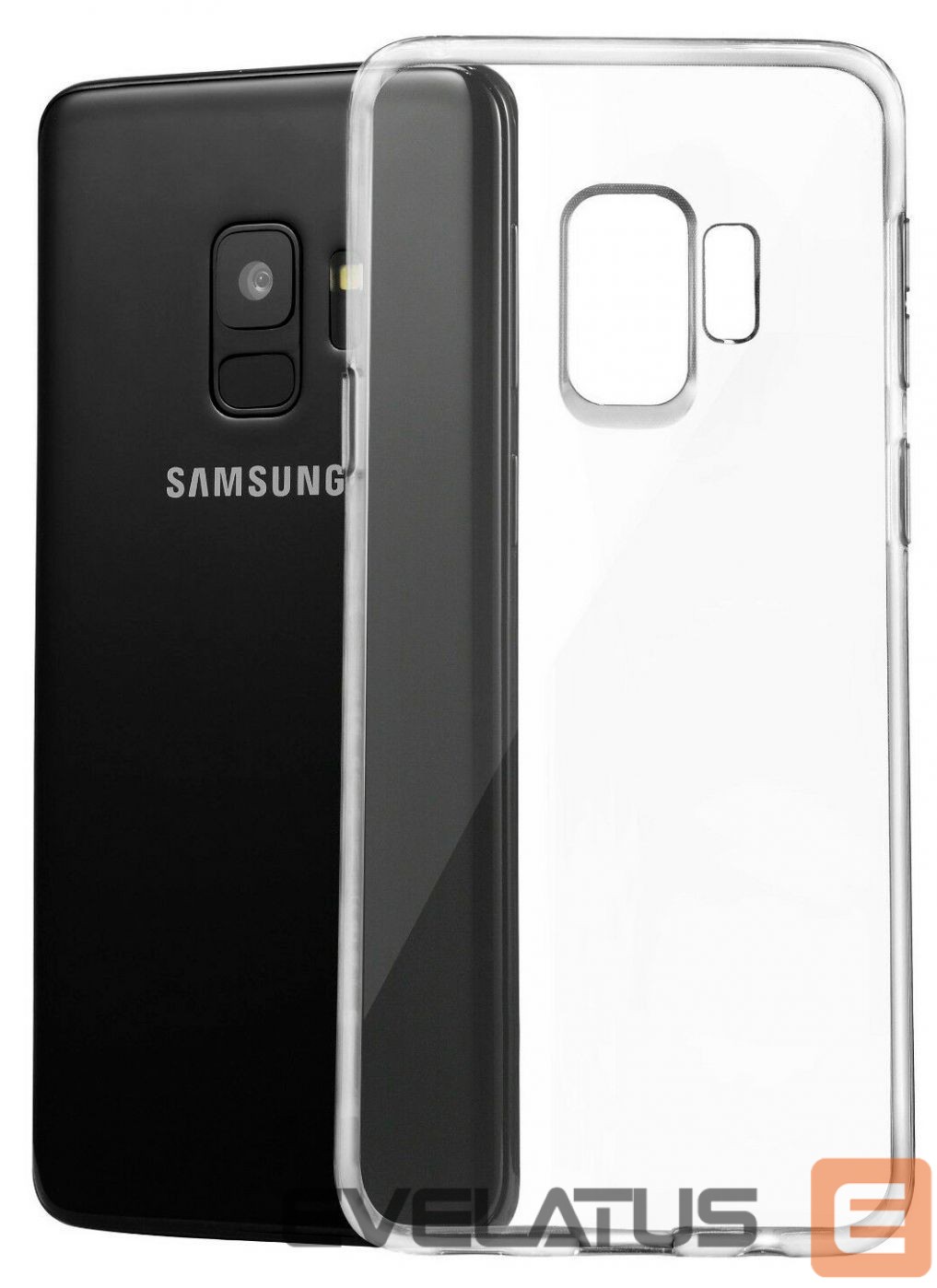 Tagakaaned Evelatus Samsung Galaxy S9 Clear Silicone Case 1.5mm TPU Transparent