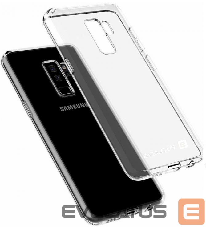 Tagakaaned Evelatus Samsung S9 Plus Clear Silicone Case 1.5mm TPU Transparent