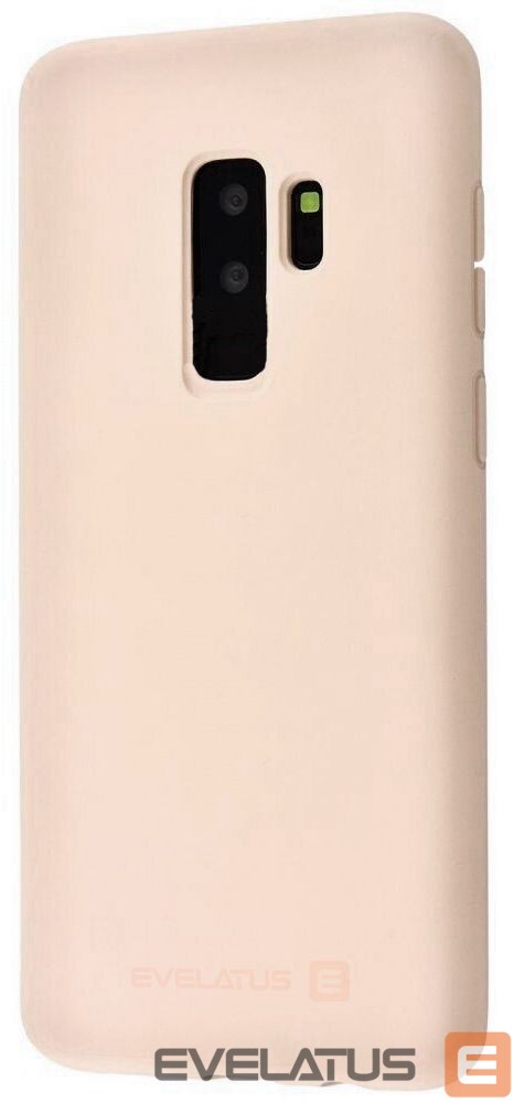 Tagakaaned Evelatus Samsung Galaxy S9 Plus Nano Silicone Case Soft Touch TPU Pink Sand