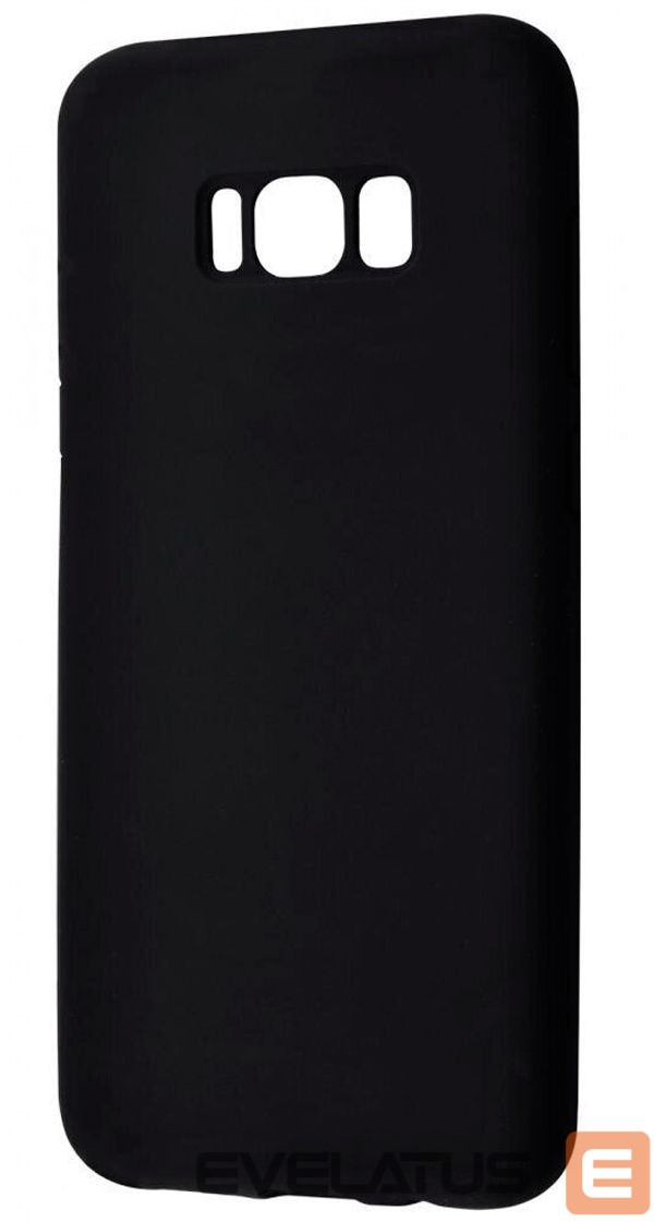 Tagakaaned Evelatus Samsung Galaxy S8 Plus Nano Silicone Case Soft Touch TPU Black