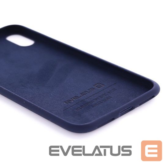 Tagakaaned Evelatus Apple iPhone Xs MAX Nano Silicone Case Soft Touch TPU Midnight Blue