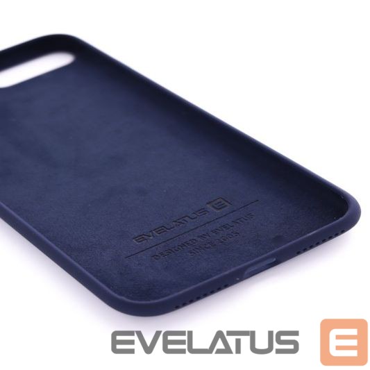Tagakaaned Evelatus Apple iPhone 7 Plus/8 Plus Premium Soft Touch Silicone Case Midnight Blue