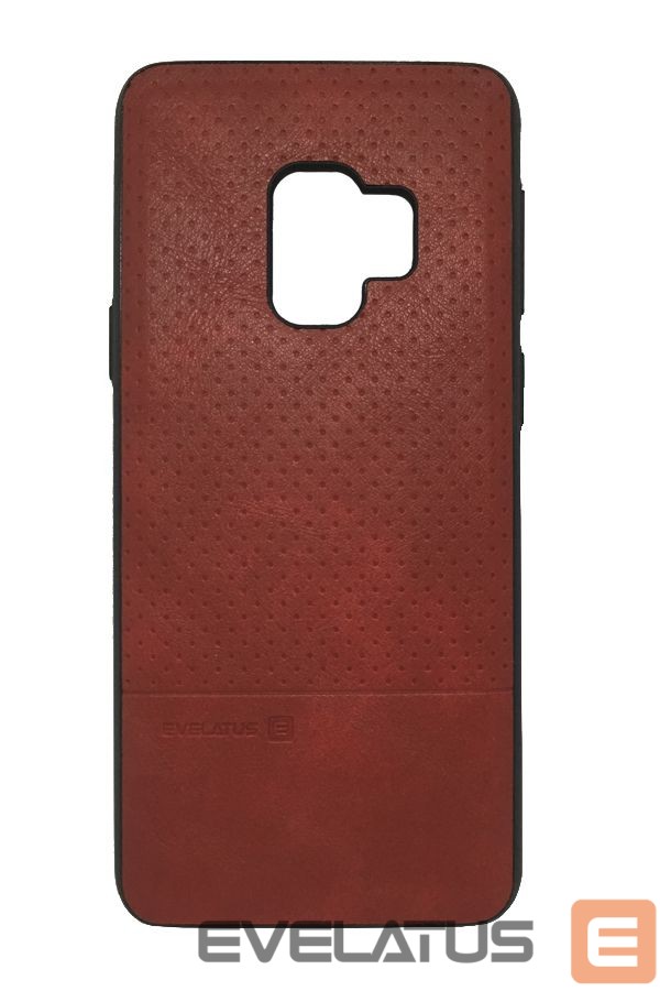 Tagakaaned Evelatus Samsung Galaxy S9 Plus TPU case 1 with metal plate (possible to use with magnet car holder) Red