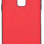 Tagakaaned Evelatus Samsung Galaxy A6 Plus 2018 TPU case 1 with metal plate (possible to use with magnet car holder) Red