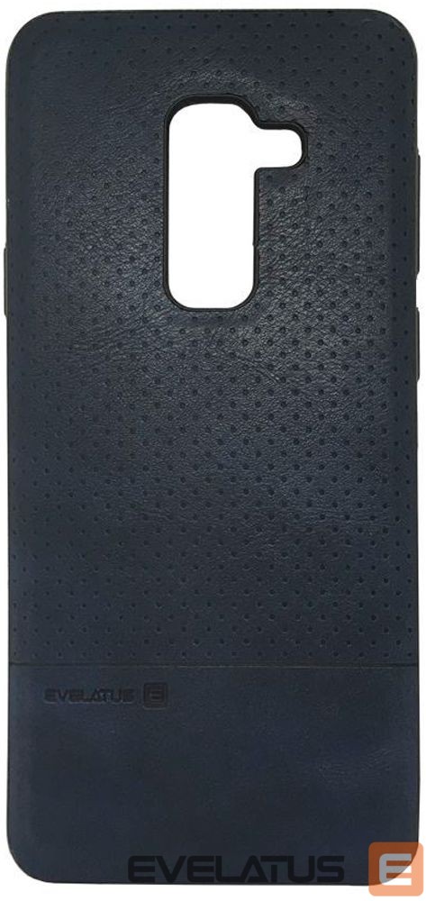 Tagakaaned Evelatus Samsung Galaxy A6 Plus 2018 TPU case 1 with metal plate (possible to use with magnet car holder) Blue