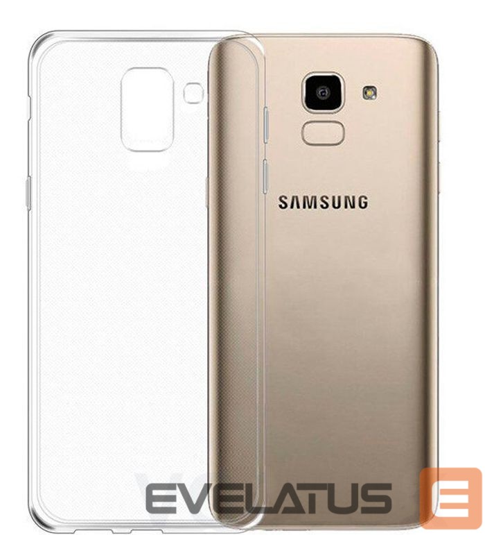 Tagakaaned Evelatus Samsung Galaxy J6 Plus Clear Silicone Case 1.5mm TPU Transparent