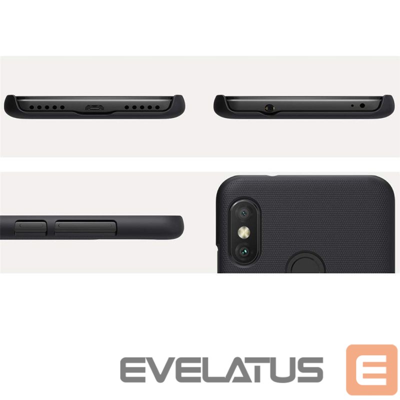 Tagakaaned Nillkin Redmi Note 6 Pro Super Frosted Shield Case Black