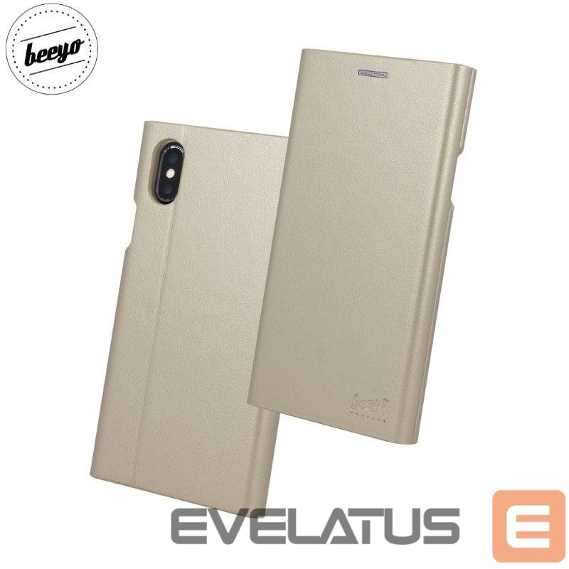 Kaaned - kaaned Beeyo Samsung S8 G950 Book Grande Case Gold