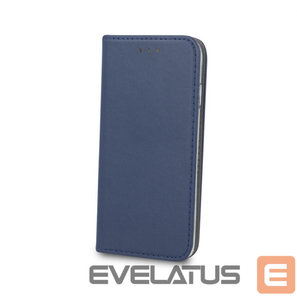 Kaaned - kaaned GreenGo Samsung A6 Plus 2018 Smart Magnetic Case Navy Blue