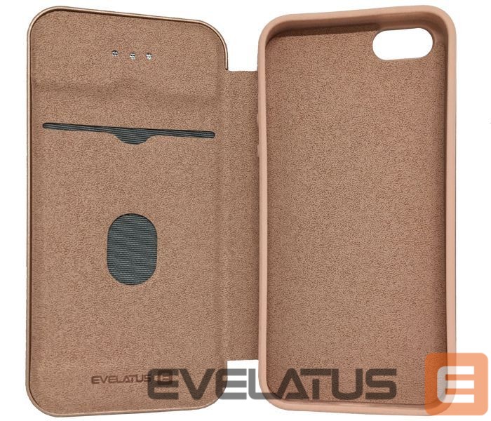 Kaaned - kaaned Evelatus Huawei P Smart 2019 Book Case Rose Gold