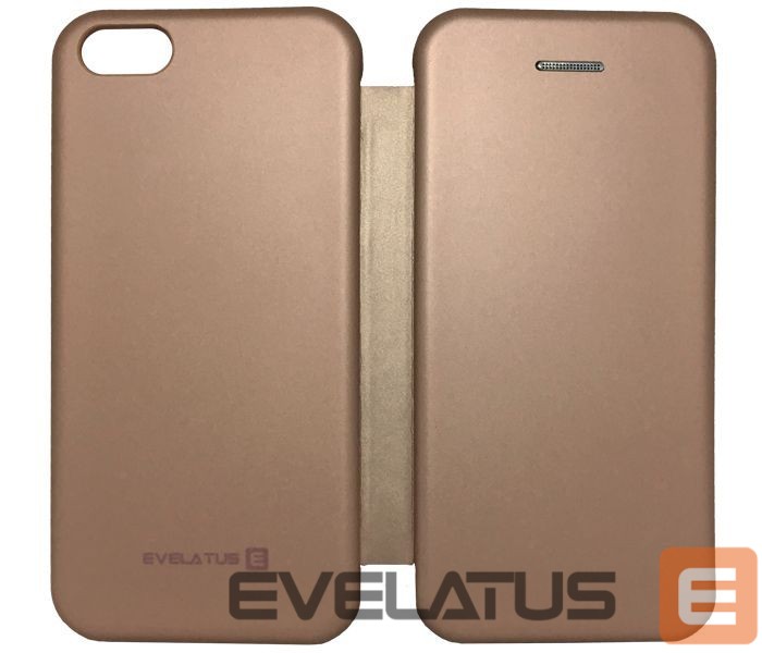 Kaaned - kaaned Evelatus Huawei P Smart 2019 Book Case Rose Gold