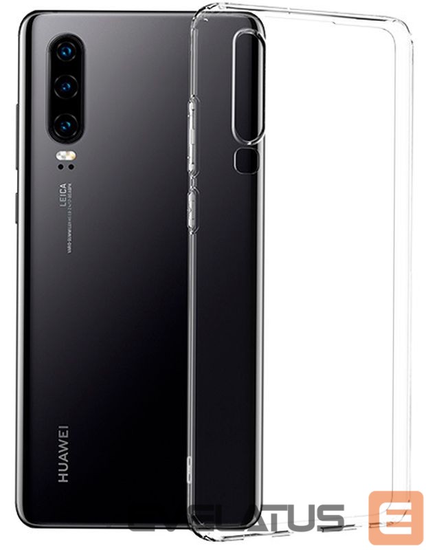 Tagakaaned Evelatus Huawei P30 Clear Silicone Case 1.5mm TPU Transparent