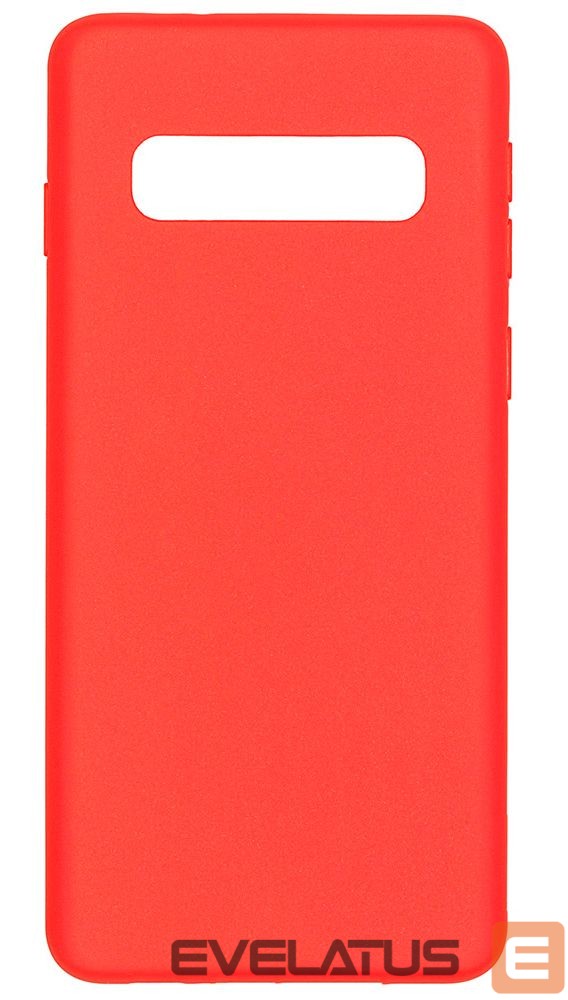 Tagakaaned Evelatus Samsung Galaxy S10 Nano Silicone Case Soft Touch TPU Red