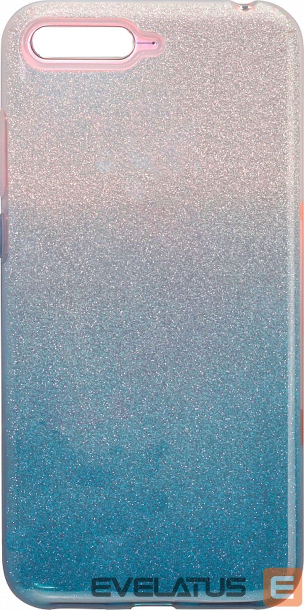 Tagakaaned iLike Huawei Y6 2018 Gradient Glitter 3in1 case Blue