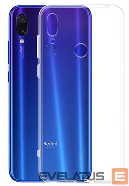 Tagakaaned Evelatus Xiaomi Redmi 7 Clear Silicone Case 1.5mm TPU Transparent
