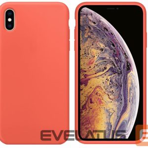 Tagakaaned Evelatus Apple iPhone Xs Soft Premium Soft Touch Silicone Case Nectarine