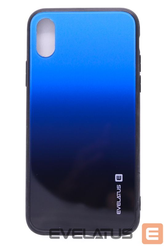 Tagakaaned Evelatus Apple iPhone X/Xs Gradient Glass Case 7 Sea Depth