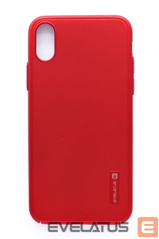 Tagakaaned Evelatus Apple iPhone X Emboss Red