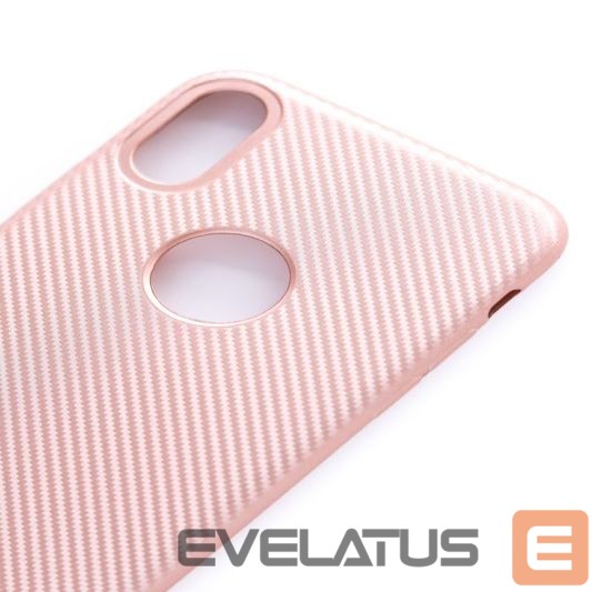 Tagakaaned Evelatus Apple iPhone X Carbon Pink
