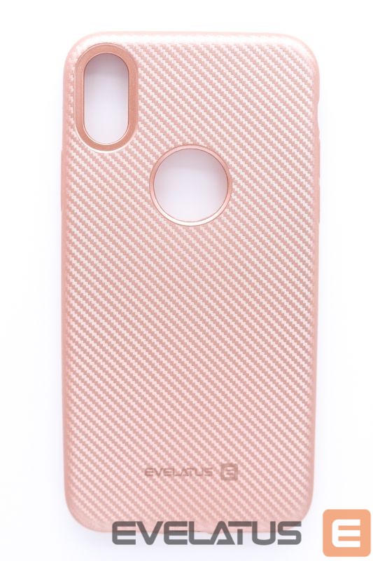 Tagakaaned Evelatus Apple iPhone X Carbon Pink