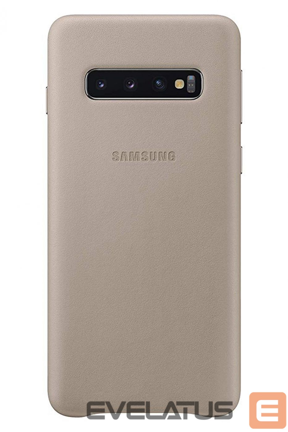 Tagakaaned Samsung Galaxy S10 Leather Cover EF-VG973LJEGWW Gray