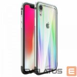 Tagakaaned Luphie Apple iPhone XR Aurora Condom Aluminium Frame + TPU Case Silver