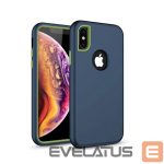 Tagakaaned iLike Samsung Galaxy A70 Defender Solid 3in1 case Navy Blue