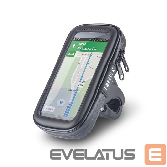 Universaal spordiümbris Forever bike holder BH-100 M 4,7 Black
