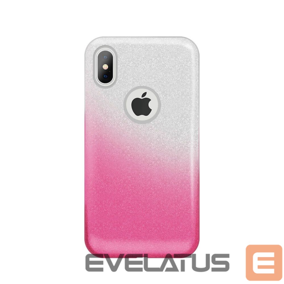 Tagakaaned iLike Xiaomi Redmi Note 7 Gradient Glitter 3in1 case Pink