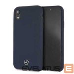Tagakaaned Mercedes-Benz Apple iPhone XR Liquid Silicone Case Navy