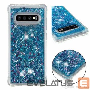 Tagakaaned iLike Samsung S10e Back Case Liquid Sparkle Blue