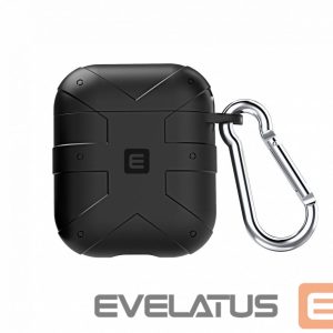 Korpus kõrvaklappidele Evelatus Apple Case for AirPods EAC02 Black