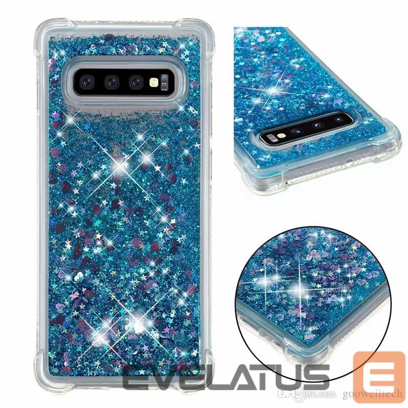 Tagakaaned OEM N/A iPhone XR Liquid Sparkle TPU Back Case Blue